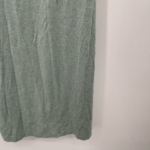 Athleta Santorini Support Green Women Large V Neck Mini Tank Athleisure Dress - Picture 4 of 7